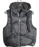 CALVIN KLEIN PERFORMANCE Woman&#39;s Vest Repel-hood-Small-Puffer Down-Black - $34.90 CAD