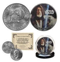 OBI-WAN KENOBI - STAR WARS Officially Licensed 1976 Eisenhower IKE Dolla... - $231.48 MXN