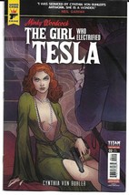 Minky Woodcock Girl Electrified Tesla #2 Cvr A Simeckova (Titan 2021) - £3.64 GBP