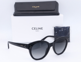 New Celine Paris Cl 40169I 01B BLACK/GREY Gradient Lens Authent Sunglasses 54-20 - £282.00 GBP