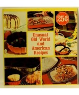 Unusual Old World and American Recipes Cookbook Vintage Nordic Ware VTG ... - £3.77 GBP