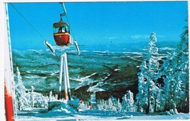 Postcard Gondola Rising To Top Of Mt Mansfield Stowe Vermont - $2.75