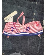 NWT Sperry top sider Womens Bikini Bandaeu Top Swim Bra Size Small  - £31.37 GBP