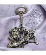 Vintage King Keychain, stamped &quot;Italy&quot; - $25.00