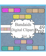 Bandaids Digital Clipart Vol. 1 - $37.17 MXN