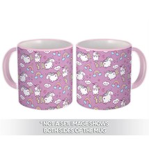 Cute Unicorns : Gift Mug Baby Shower Rainbow Fantasy Funny Pattern Teenage Room  - £12.57 GBP