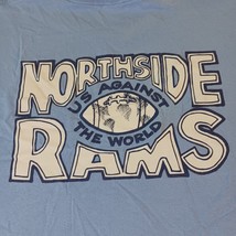 Gildan Ultra Cotton NHS Football 2011 Northside Rams Men's Blue T-Shirt Size 2XL image 6