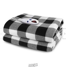 Blankets Micro Plush Electric Heated Blanket with Digital Controller Throw - £52.69 GBP