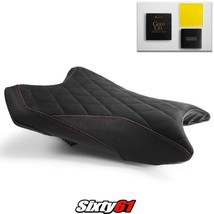 Kawasaki ZX6R Seat Cover with Gel 2019-2022 Black Red Luimoto Tec-Grip Suede - £314.68 GBP