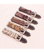 Luxury Snake Leather Watchband  Waterproof Sizes 20MM24MM - £30.14 GBP