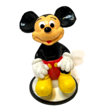 Vintage Walt Disney Productions Pop Up Spring Suction Mickey Mouse Figur... - $16.56