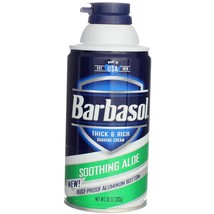Barbasol Beard Buster Shaving Cream Soothing Aloe 10 oz (Pack of 4) - £27.33 GBP
