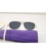 American Girl Doll White Beach Sunglasses Purple Felt Case Rhinestone He... - $12.84