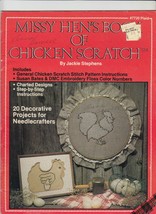 Missy Hen&#39;s Book of Chicken Scratch Embroidery Pattern Booklet Needlecraft - £12.13 GBP