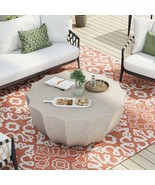 35&quot; White MgO Modern Outdoor/Indoor Waterproof Coffee Table - $9,422.01 MXN