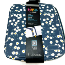 Happy Planner Zip Folio Fit the Classic Size Blue with Daisies Zipper Closure - £30.24 GBP