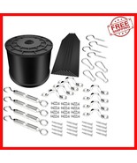 164ft Outdoor String Light Suspension Kit with 304 Stainless Steel Cable - $70.23 CAD