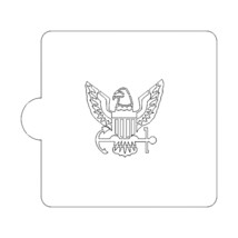 US Navy Detailed Stencil for Cookie or Cakes USA Made LS3417 - $3.99