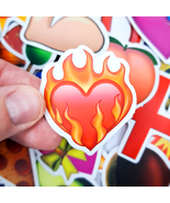 60 PCS Funny Emoji Sticker Pack, Scrapbook Children Stickers, Laptop Decals - £10.61 GBP