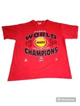 Vtg 1994 NBA World Champions Houston Rockets T Shirt XL - £42.08 GBP