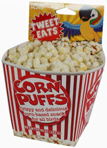 Penn Plax Tweet Eats Corn Puffs Bird Treat - Natural Corn-Based Snack wi... - $10.95
