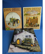 John Deere OUT OF PRINT Farm Ranch Tractor Collectors 3 pc Metal Sign Se... - £36.90 GBP