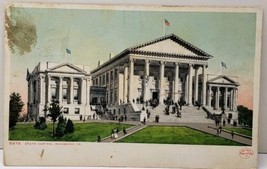 Richmond Virginia State Capitol udb 1907 to Philadelphia Pa Postcard E16 - £5.57 GBP