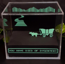Oregon Trail - 3D Cube Handmade Diorama - VideoGames - Shadowbox - £55.18 GBP