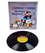 Walt Disney&#39;s MOTHER GOOSE NURSERY RHYMES 1965 Disneyland LP Book 3935 - $8.44 CAD
