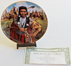 Collector Plate Chief Joseph Man Of Peace Franklin Mint Paul Calle In Box - $5.00