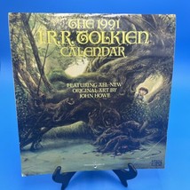 1991 J.R.R. Tolkien Calendar. Featuring Original Art By John Howel Balla... - $14.03