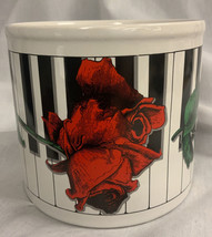 Napco Piano Keys Red Roses Crock - £4.49 GBP