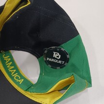 Parquet Jamaica Men's Back Strap Yellow  Baseball Cap Hat + Jamaica Flag Bandana image 3