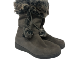 White Mountain Women&#39;s Forest Faux-Fur Lined Winter Boots Grey Suede Siz... - $37.99