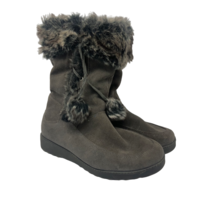 White Mountain Women&#39;s Forest Faux-Fur Lined Winter Boots Grey Suede Siz... - £29.92 GBP