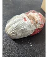 vintage ceramic tbm blue eyed santa - $20.78
