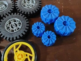 Lego Tire Lot Vintage and Technics Large 24x43 14pcs 1970-1990s+ - £21.80 GBP