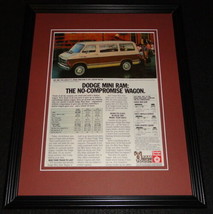 1983 Dodge Mini Ram Framed 11x14 ORIGINAL Advertisement - £27.68 GBP