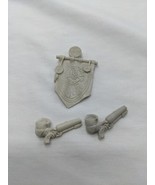 Set Of (3) Warhammer 40K Miniature Bits And Pieces Gun Arms Flag - $13.41 CAD
