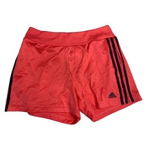 Adidas Womens Size Large Salmon Coral Shorts Athletic pull on Gym Sport ... - $13.85