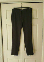 Michael Kors Womens Black Straight Leg Pants Size 6 (NWOT) - £24.07 GBP