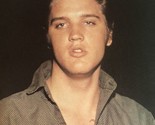 Elvis Presley Magazine Pinup Young Elvis In Button Up Shirt - $3.95