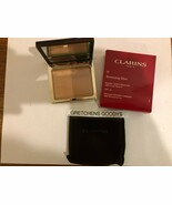 Clarins Bronzing Duo Mineral Powder Compact #01 Light NIB SPF 15 Full Size - $22.52 CAD