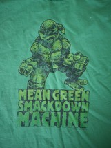 Teenage Mutant Ninja Turtles “Mean Green Smackdown Machine” T-Shirt 2005 S-M - £11.86 GBP