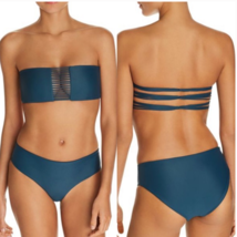 Mikoh Swimwear Scuba Sunset Looped Bandeau Bikini Top (Xs) Nwt $112 - £70.36 GBP