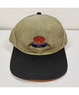 Vintage Crown Royal Hat Cap Adjustable Whiskey Y2K Tan Black - $26.73 CAD
