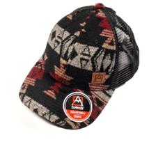 Avalanche Outdoor Supply Co. Men&#39;s Southwestern Print Trucker Hat Black OSFA - £19.66 GBP