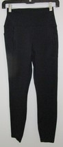 RBX Women&#39;s Leggings Charcoal High Waisted Stretch Yoga Workout Size Small - £6.68 GBP