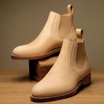 Autumn New Men PU Slip on Formal Business Shoes Flat Bottomed Overshoot High Qua - £75.20 GBP
