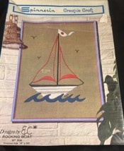 Vintage sail boat Embroidery Kit by Spinnerin Creative Crafts new - £9.61 GBP